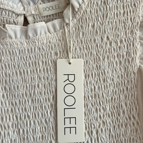 NWT Roolee Smocked Midi Dress - Picture 6 of 10
